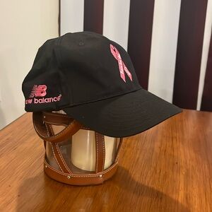New Balance X Susan G Komen Race for the Cure Cancer Snap Back Hat Cap new black